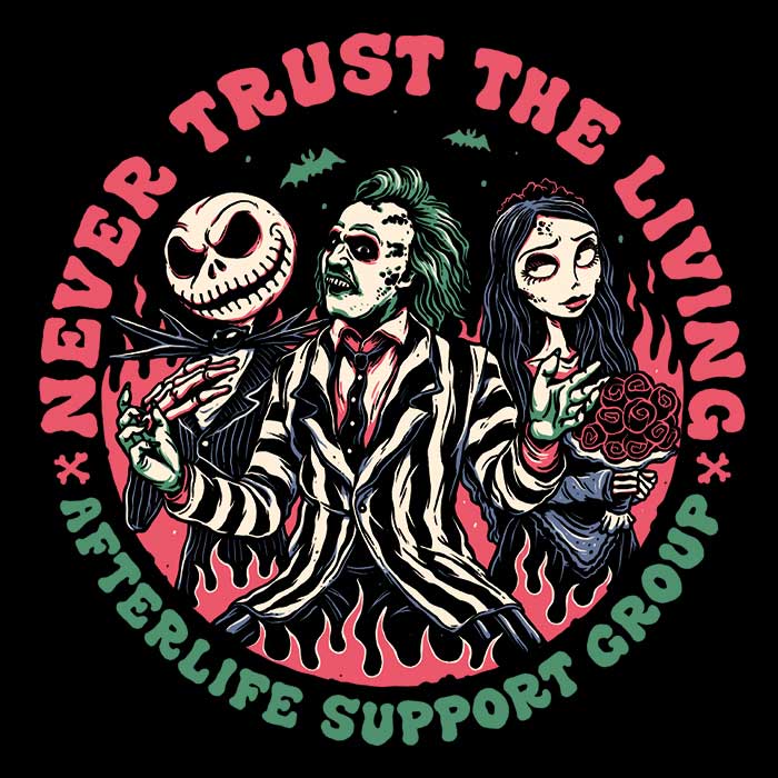 Afterlife Support Group Women's Apparel - Adult & Kids T-Shirts, Sweatshirts & Hoodies apparel design preview 2