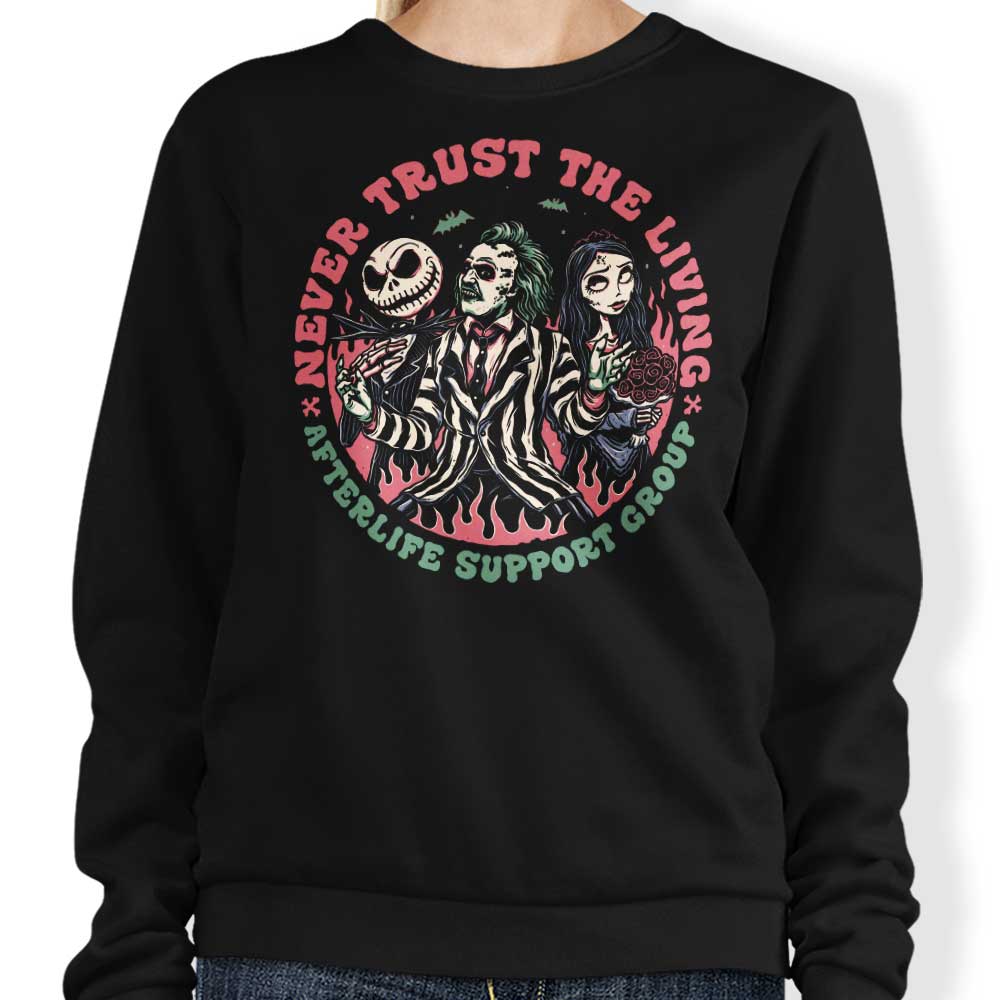 Afterlife Support Group - Adult & Kids T-Shirts, Sweatshirts & Hoodies apparel design preview 1