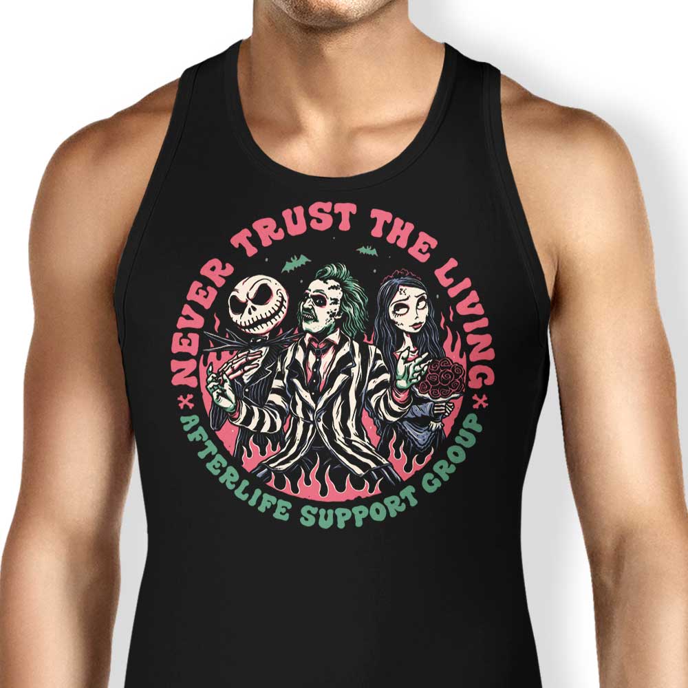 Afterlife Support Group Tank Top - Adult & Kids T-Shirts, Sweatshirts & Hoodies apparel design preview 1