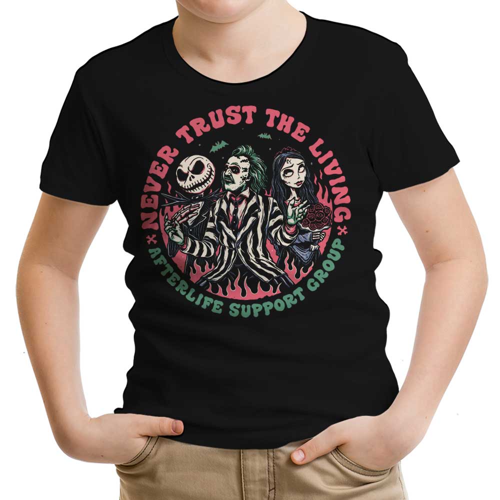 Afterlife Support Group Youth Apparel - Adult & Kids T-Shirts, Sweatshirts & Hoodies apparel design preview 1