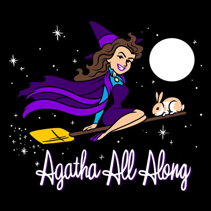 Agatha All Along Tank Top - Adult & Kids T-Shirts, Sweatshirts & Hoodies apparel design preview 2