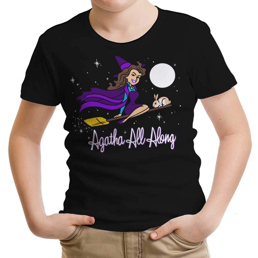 Agatha All Along Youth Apparel - Adult & Kids T-Shirts, Sweatshirts & Hoodies apparel design preview 1