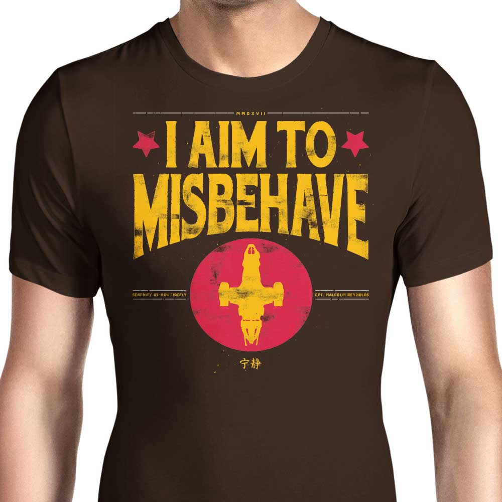 Aim to Misbehave Men's Apparel - Adult & Kids T-Shirts, Sweatshirts & Hoodies apparel design preview 1