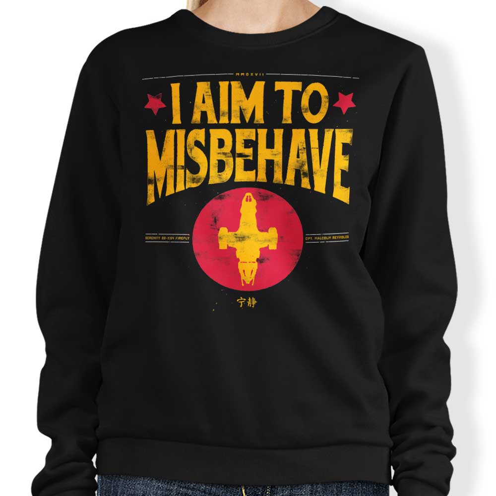 Aim to Misbehave - Adult & Kids T-Shirts, Sweatshirts & Hoodies apparel design preview 1