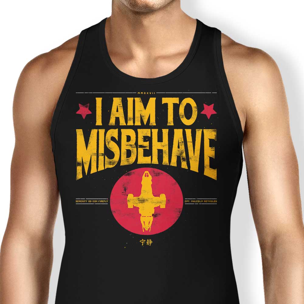 Aim to Misbehave Tank Top - Adult & Kids T-Shirts, Sweatshirts & Hoodies apparel design preview 1