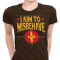 Aim to Misbehave Women's Apparel - Adult & Kids T-Shirts, Sweatshirts & Hoodies apparel design preview 1