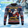 Ain’t No Law When Drinking Beer Ugly Christmas Sweater product image
