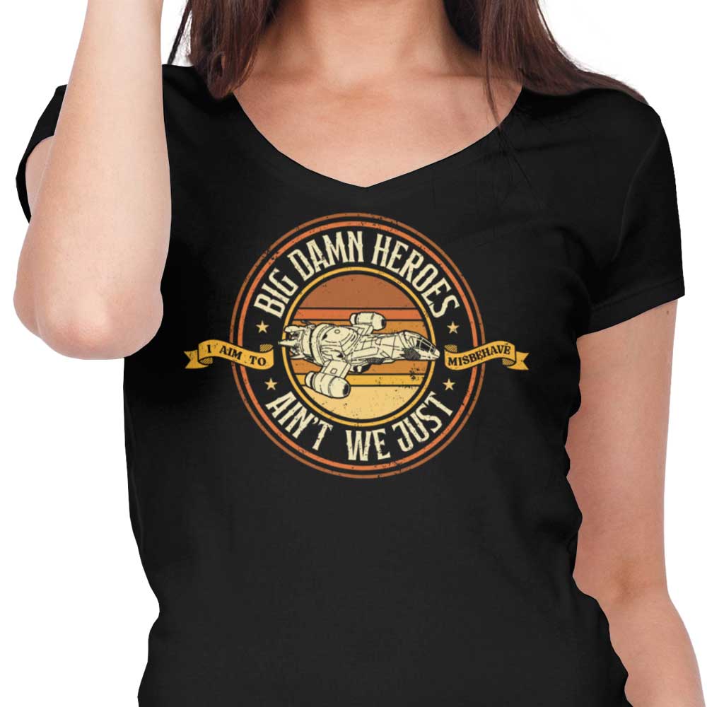 Ain't We Just Women's V-Neck - Adult & Kids T-Shirts, Sweatshirts & Hoodies apparel design preview 2