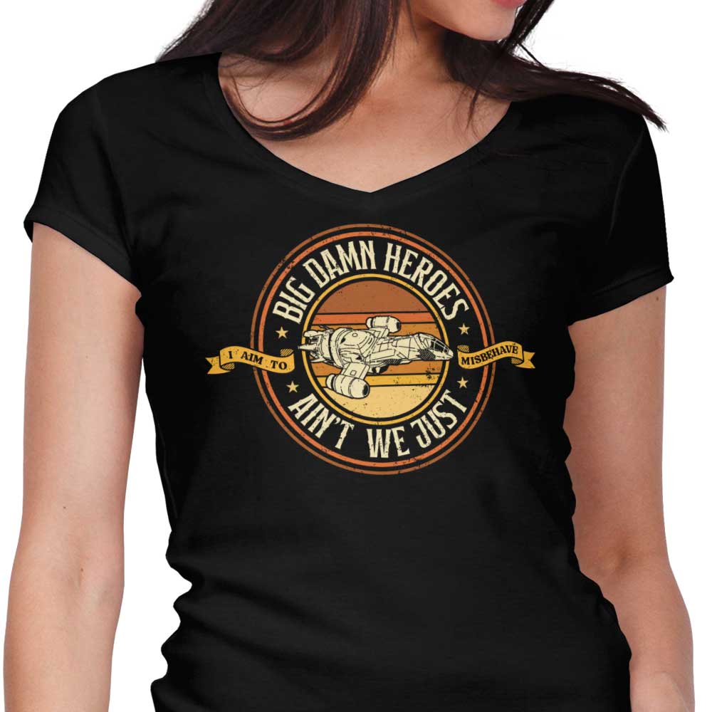 Ain't We Just Women's V-Neck - Adult & Kids T-Shirts, Sweatshirts & Hoodies apparel design preview 1