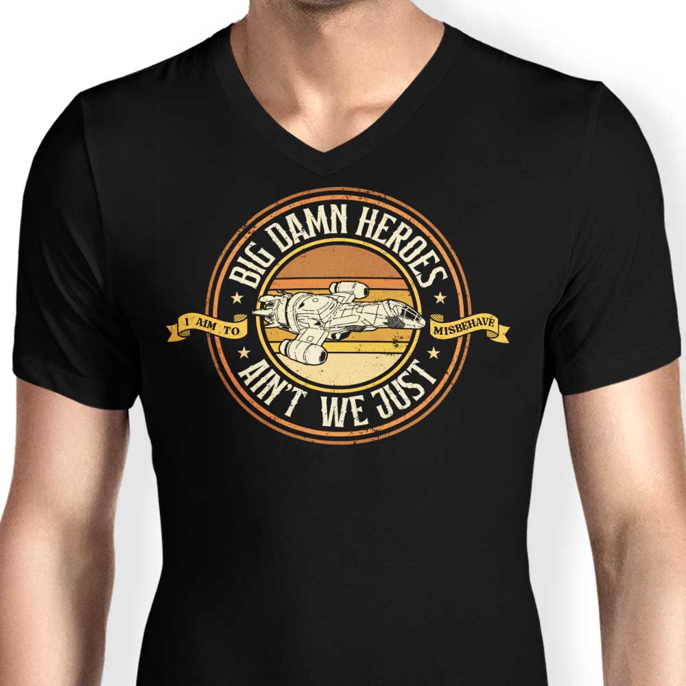Ain't We Just Men's V-Neck - Adult & Kids T-Shirts, Sweatshirts & Hoodies apparel design preview 2