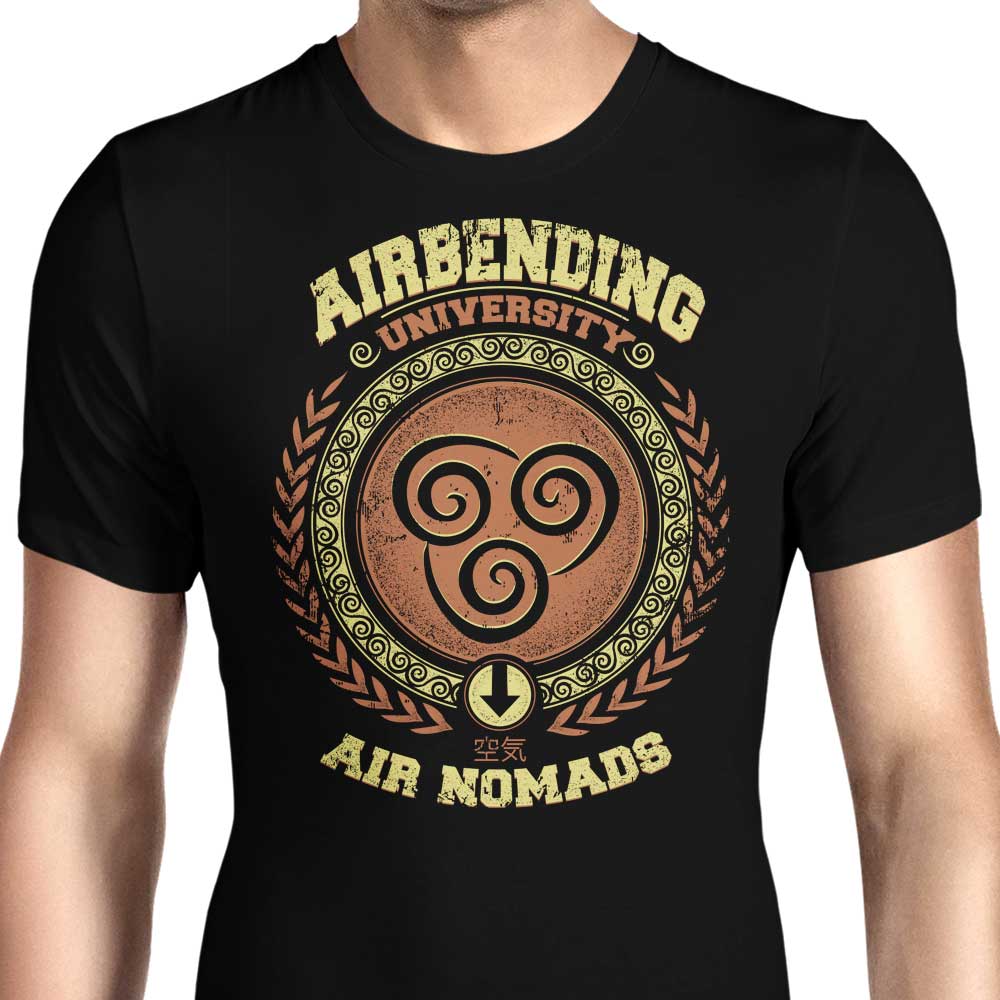 Airbending University Men's Apparel - Adult & Kids T-Shirts, Sweatshirts & Hoodies apparel design preview 1