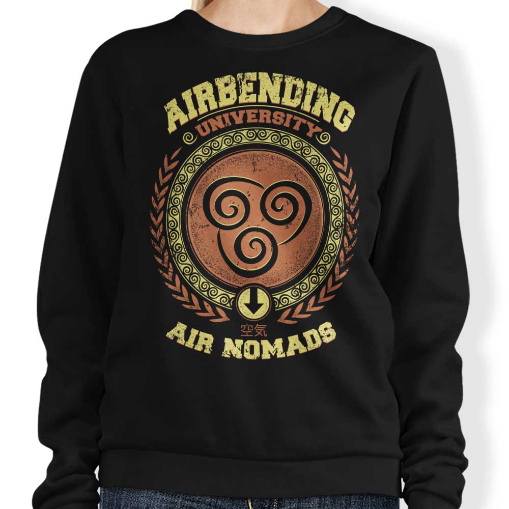 Airbending University - Adult & Kids T-Shirts, Sweatshirts & Hoodies apparel design preview 1