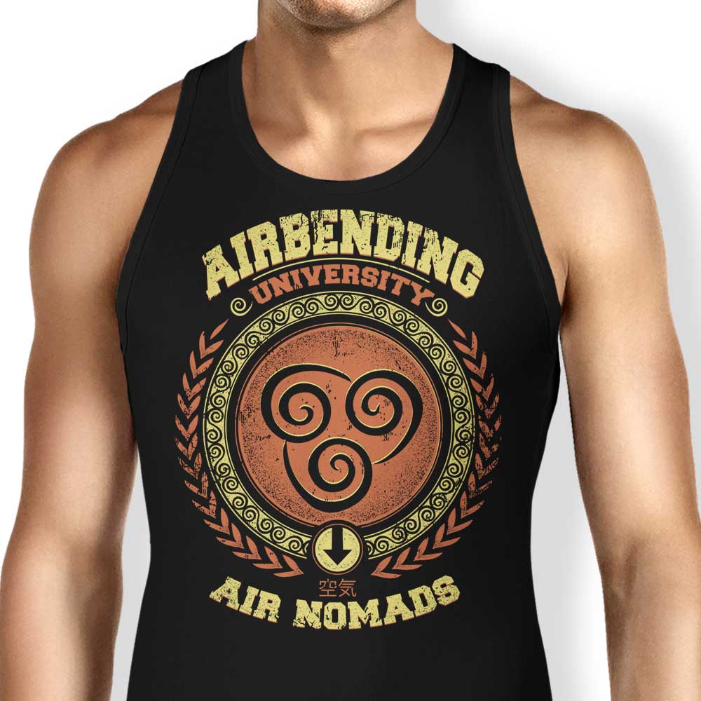 Airbending University Tank Top - Adult & Kids T-Shirts, Sweatshirts & Hoodies apparel design preview 1