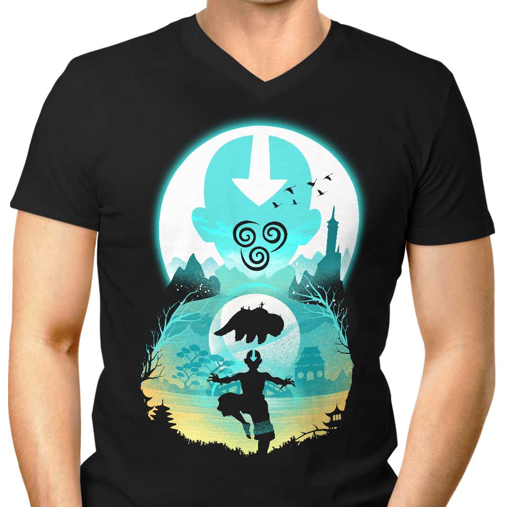 Airscape Men's V-Neck - Adult & Kids T-Shirts, Sweatshirts & Hoodies apparel design preview 1
