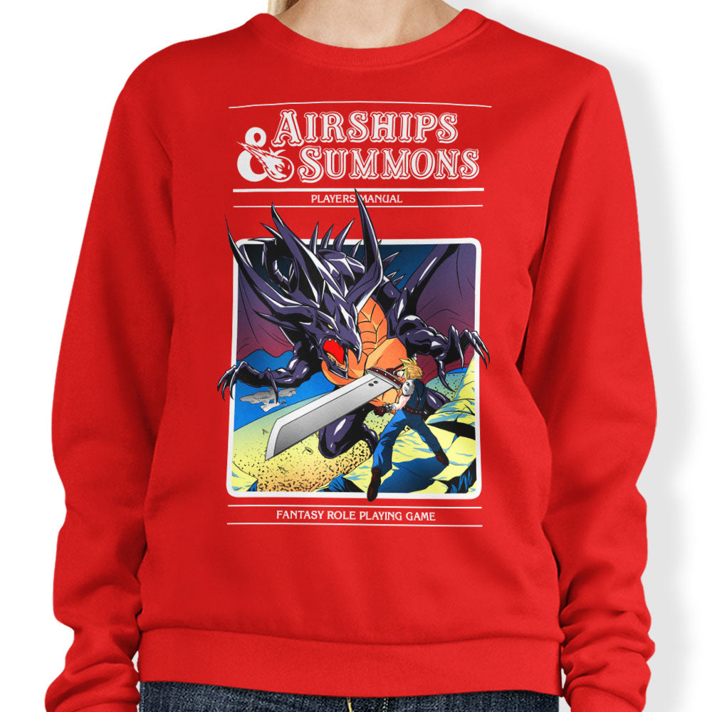 Airship and Summons - Adult & Kids T-Shirts, Sweatshirts & Hoodies apparel design preview 1