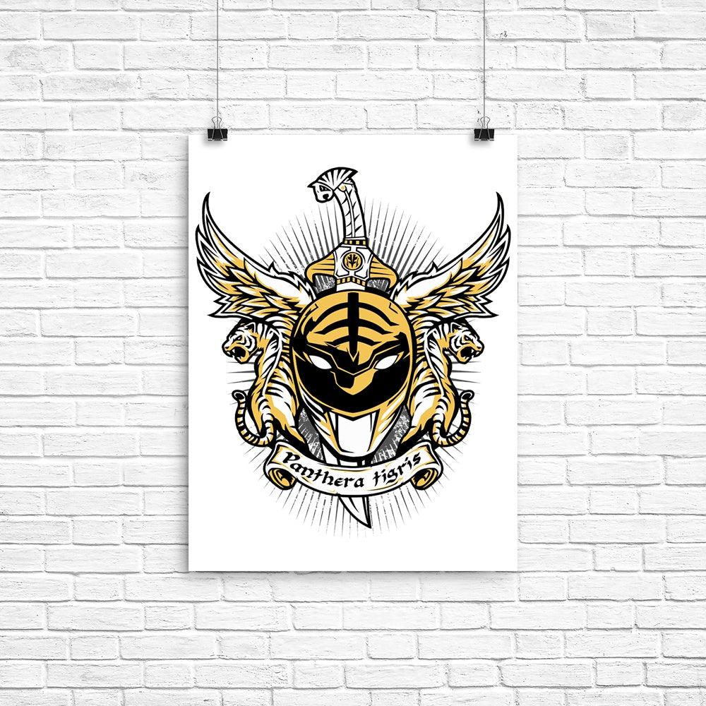 Albus Panthera Tigris Poster - Adult & Kids T-Shirts, Sweatshirts & Hoodies apparel design preview 1