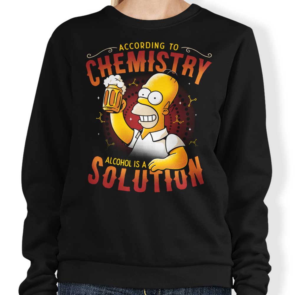 Alcohol is a Solution - Adult & Kids T-Shirts, Sweatshirts & Hoodies apparel design preview 1