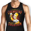 Alcohol is a Solution Tank Top - Adult & Kids T-Shirts, Sweatshirts & Hoodies apparel design preview 1