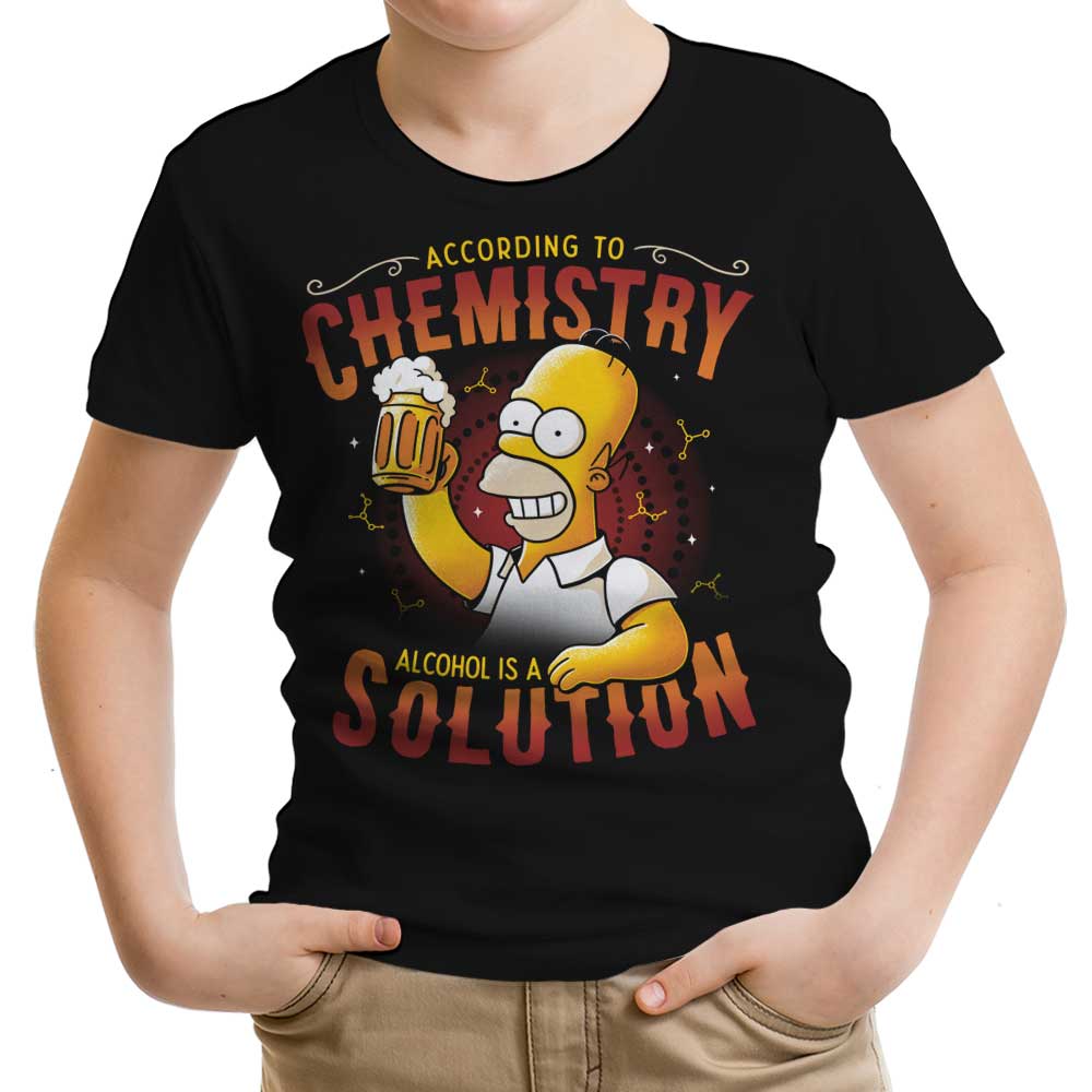 Alcohol is a Solution Youth Apparel - Adult & Kids T-Shirts, Sweatshirts & Hoodies apparel design preview 1
