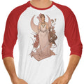 Alderaan Rose 3/4 Sleeve Raglan - Adult & Kids T-Shirts, Sweatshirts & Hoodies apparel design preview 1