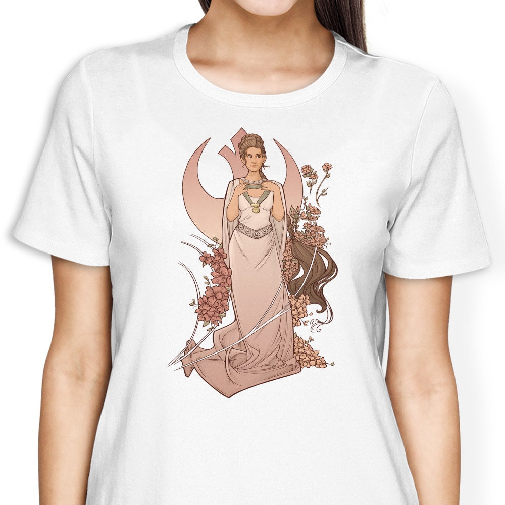 Alderaan Rose Women's Apparel - Adult & Kids T-Shirts, Sweatshirts & Hoodies apparel design preview 2