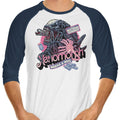 Alien Hug 3/4 Sleeve Raglan - Adult & Kids T-Shirts, Sweatshirts & Hoodies apparel design preview 1