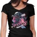 Alien Hug Women's V-Neck - Adult & Kids T-Shirts, Sweatshirts & Hoodies apparel design preview 1