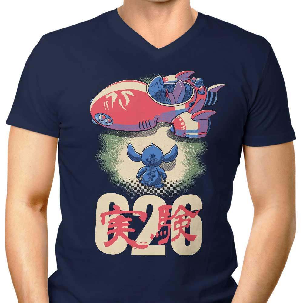 Alien Spaceship Men's V-Neck - Adult & Kids T-Shirts, Sweatshirts & Hoodies apparel design preview 1