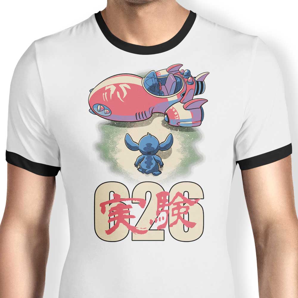 Alien Spaceship Ringer - Adult & Kids T-Shirts, Sweatshirts & Hoodies apparel design preview 1