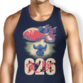 Alien Spaceship Tank Top - Adult & Kids T-Shirts, Sweatshirts & Hoodies apparel design preview 1