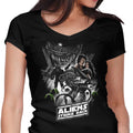 Aliens Strike Back Women's V-Neck - Adult & Kids T-Shirts, Sweatshirts & Hoodies apparel design preview 1