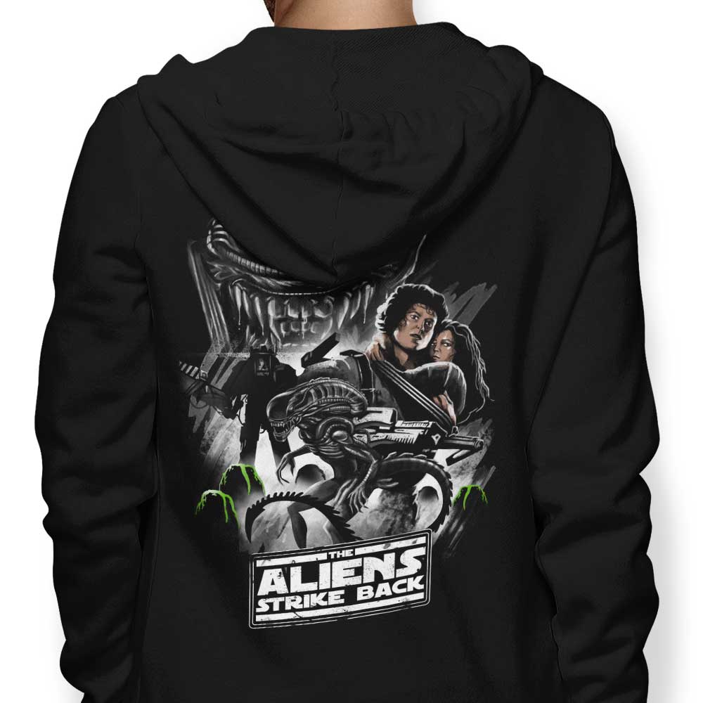 Aliens Strike Back - Adult & Kids T-Shirts, Sweatshirts & Hoodies apparel design preview 1