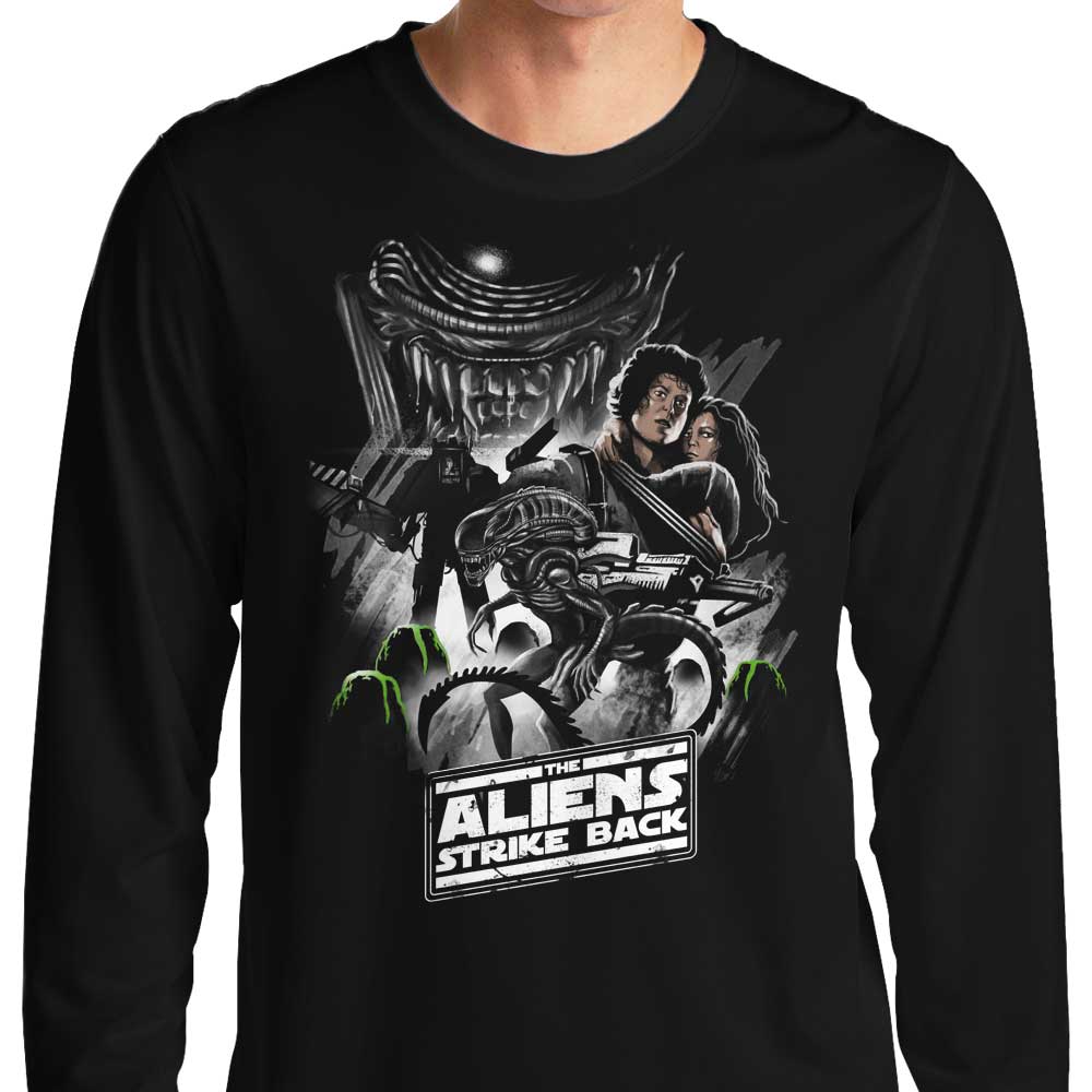Aliens Strike Back - Adult & Kids T-Shirts, Sweatshirts & Hoodies apparel design preview 1