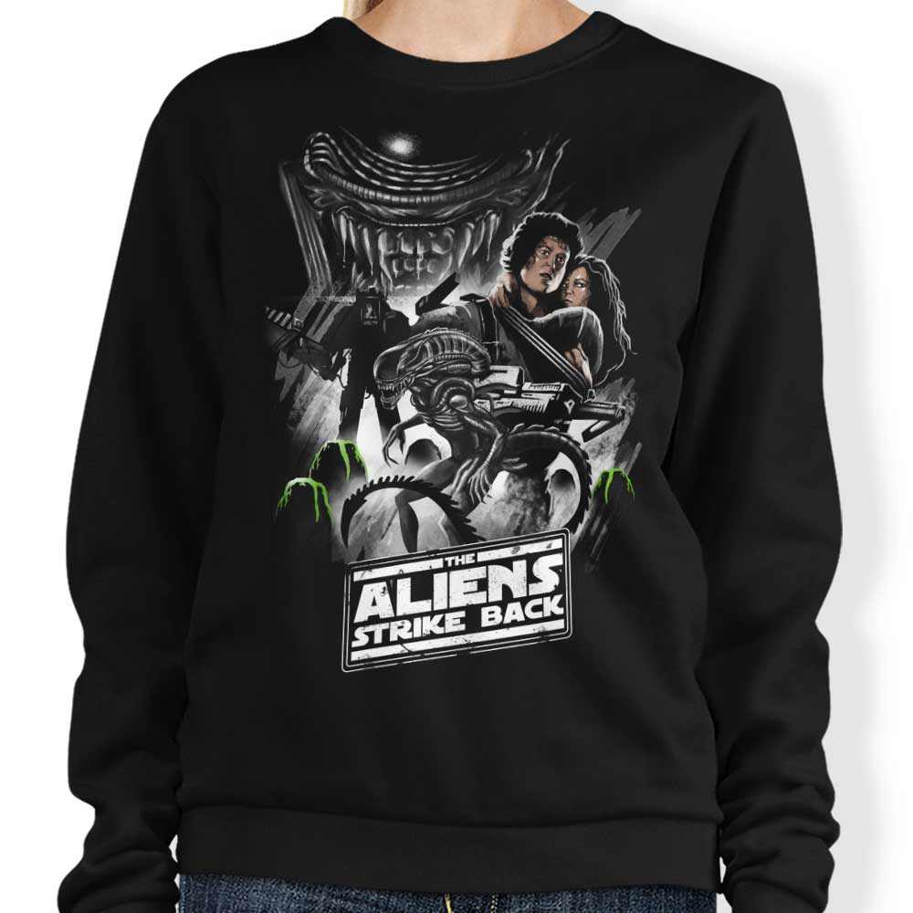 Aliens Strike Back - Adult & Kids T-Shirts, Sweatshirts & Hoodies apparel design preview 1