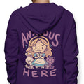 All Anxious Here - Adult & Kids T-Shirts, Sweatshirts & Hoodies apparel design preview 1