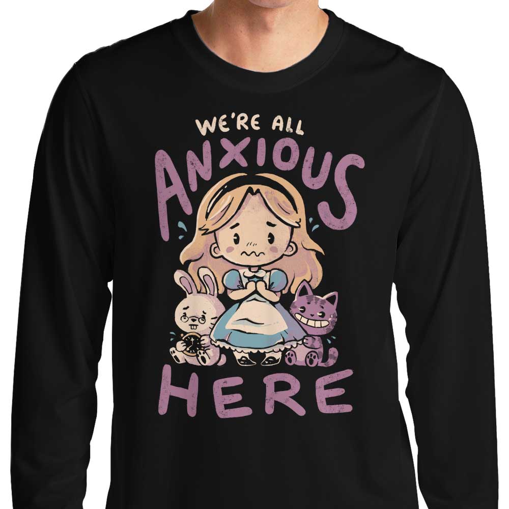 All Anxious Here - Adult & Kids T-Shirts, Sweatshirts & Hoodies apparel design preview 1