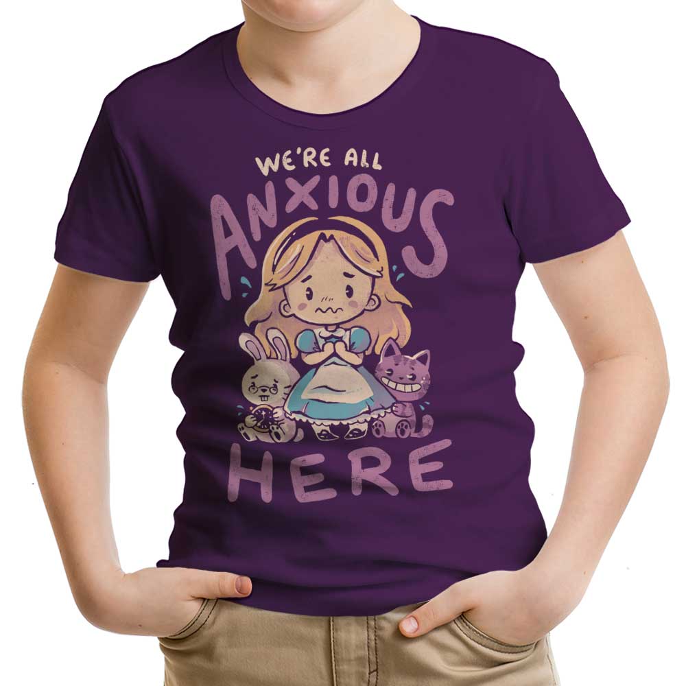 All Anxious Here Youth Apparel - Adult & Kids T-Shirts, Sweatshirts & Hoodies apparel design preview 1