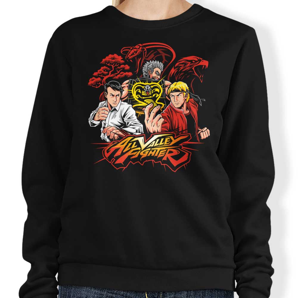 All Valley Fighter - Adult & Kids T-Shirts, Sweatshirts & Hoodies apparel design preview 1