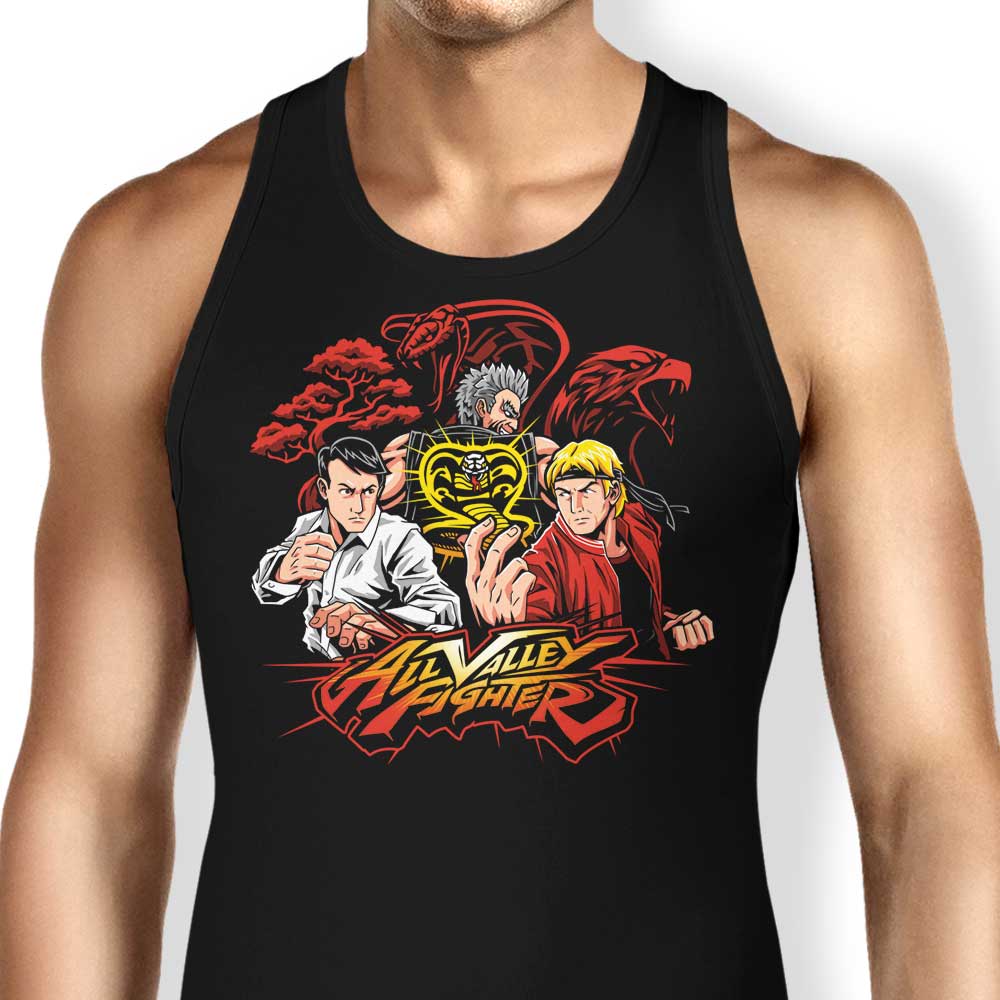 All Valley Fighter Tank Top - Adult & Kids T-Shirts, Sweatshirts & Hoodies apparel design preview 1