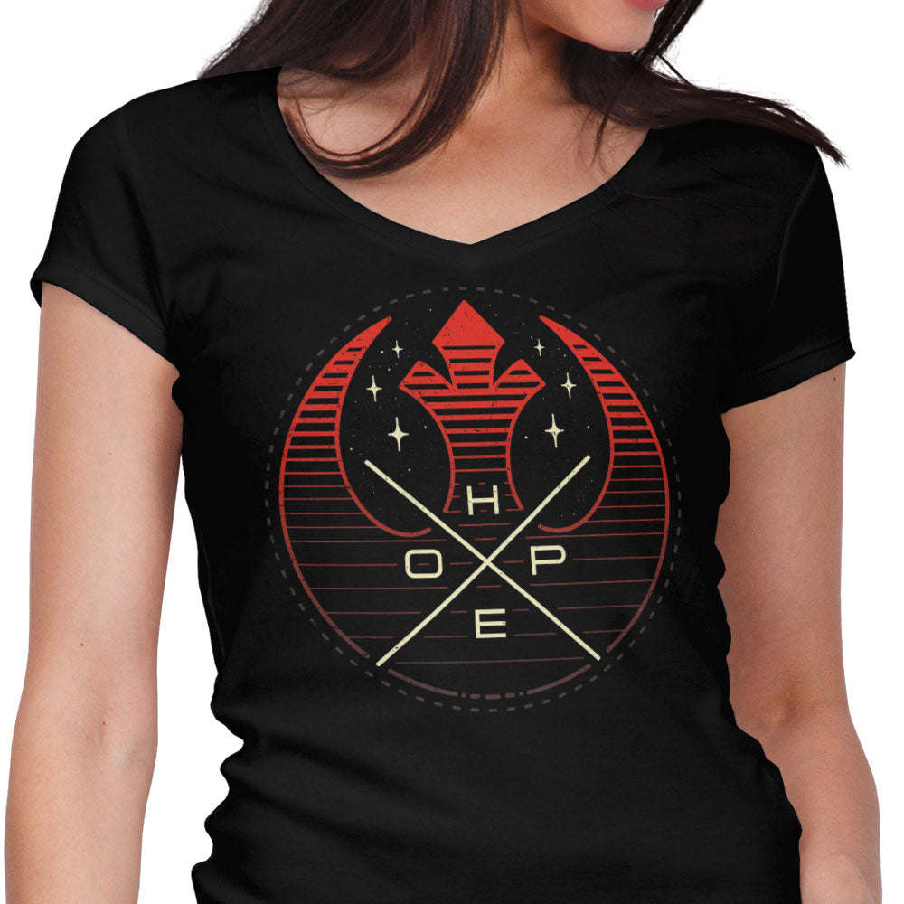 Allied Hope Women's V-Neck - Adult & Kids T-Shirts, Sweatshirts & Hoodies apparel design preview 1