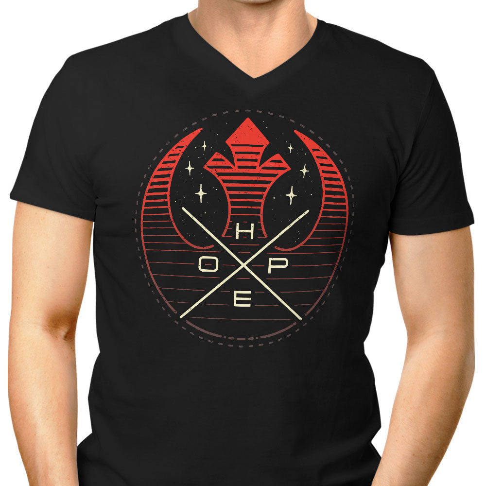 Allied Hope Men's V-Neck - Adult & Kids T-Shirts, Sweatshirts & Hoodies apparel design preview 1