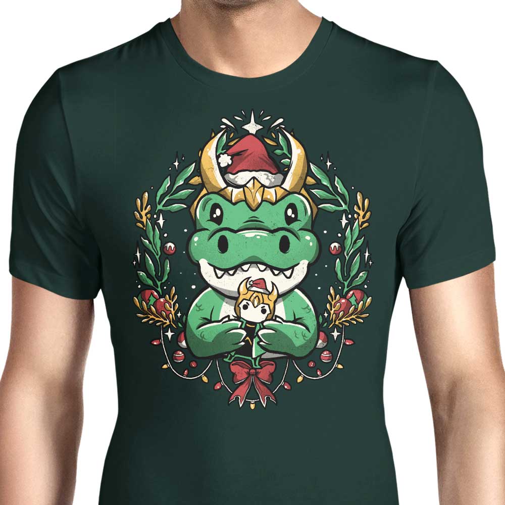 Alligator Christmas Men's Apparel - Adult & Kids T-Shirts, Sweatshirts & Hoodies apparel design preview 1