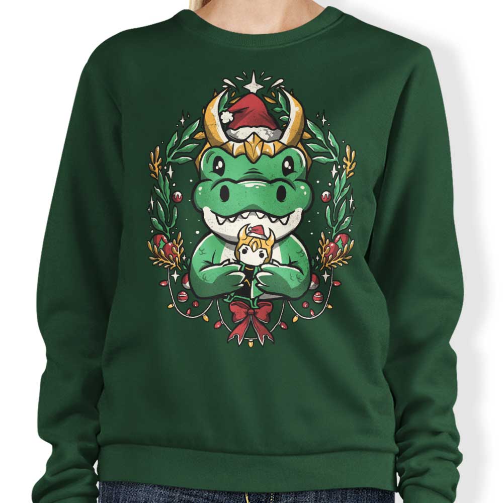 Alligator Christmas - Adult & Kids T-Shirts, Sweatshirts & Hoodies apparel design preview 1