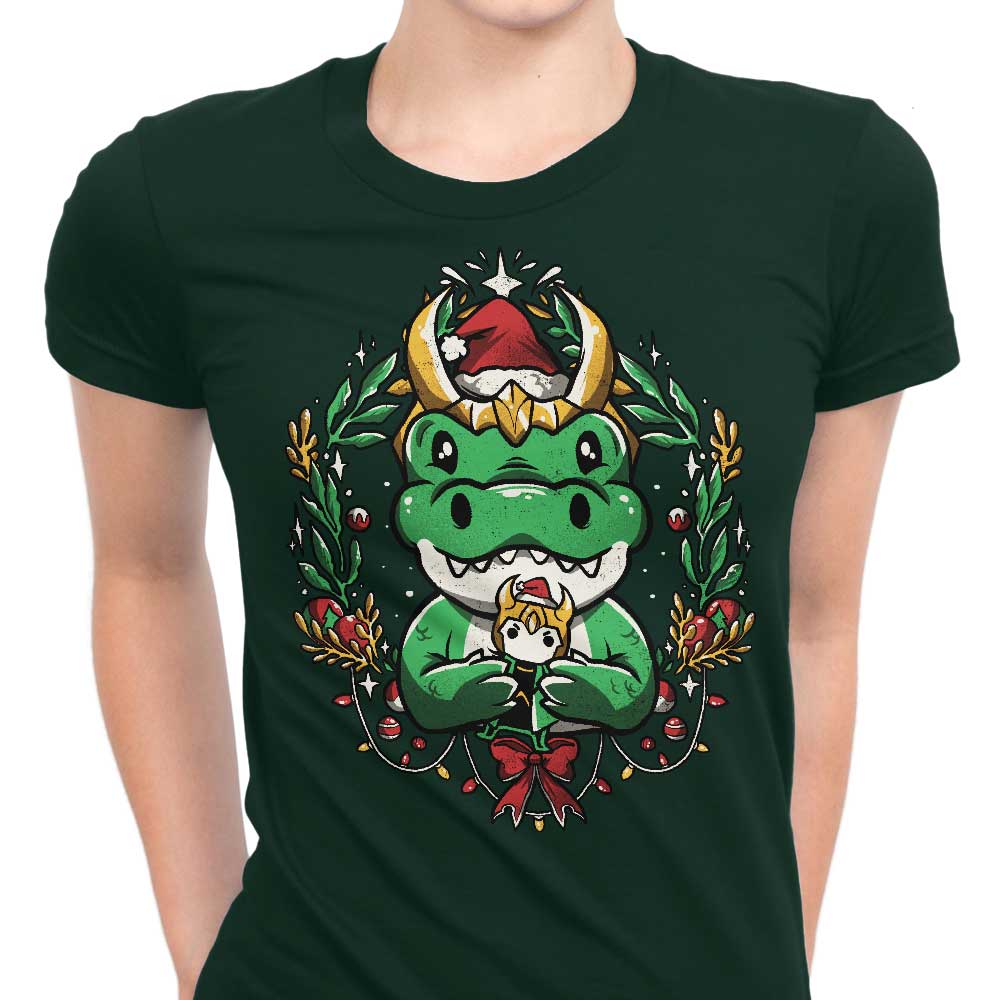 Alligator Christmas Women's Apparel - Adult & Kids T-Shirts, Sweatshirts & Hoodies apparel design preview 1