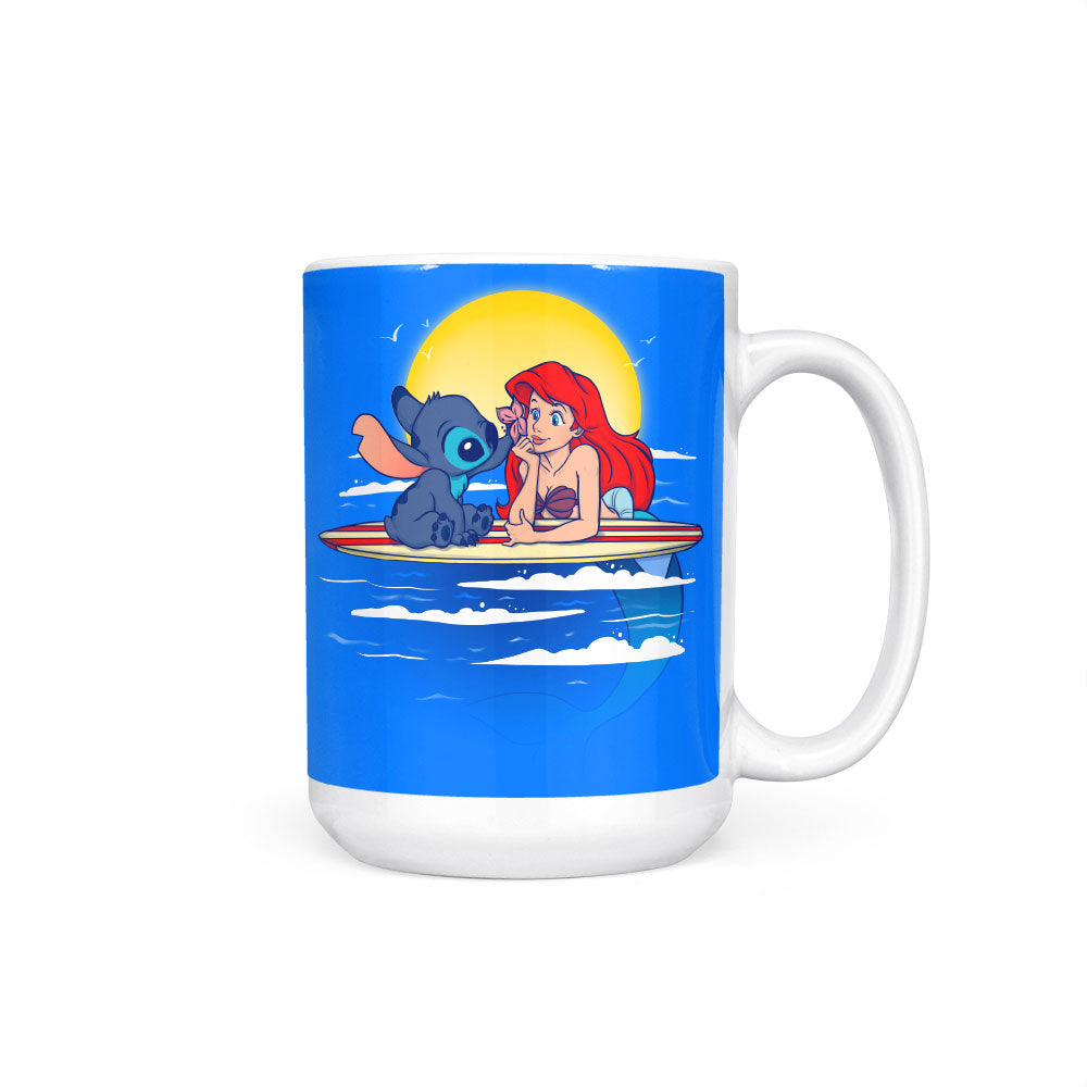 Aloha Mermaid Women's V-Neck - Adult & Kids T-Shirts, Sweatshirts & Hoodies apparel design preview 2
