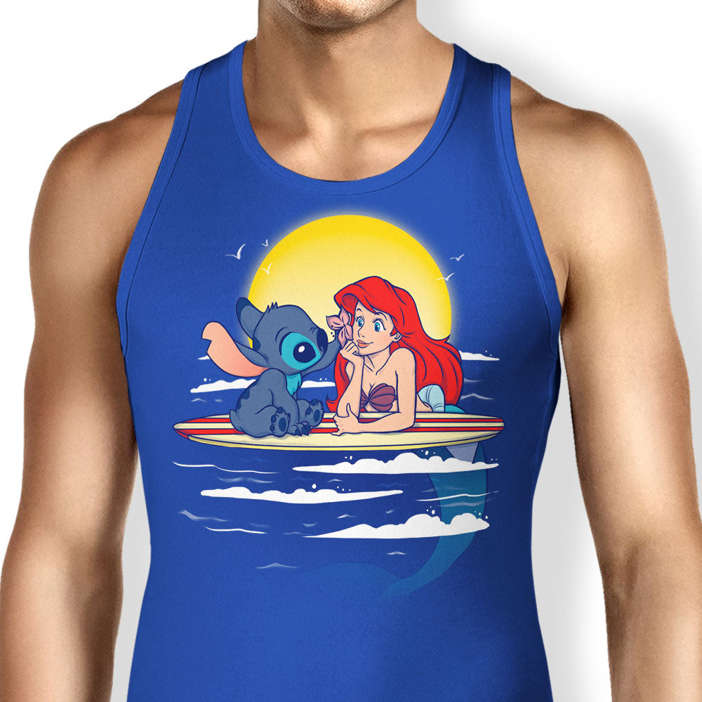 Aloha Mermaid Tank Top - Adult & Kids T-Shirts, Sweatshirts & Hoodies apparel design preview 1