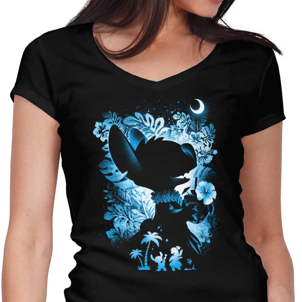 Aloha Summer Women's V-Neck - Adult & Kids T-Shirts, Sweatshirts & Hoodies apparel design preview 1