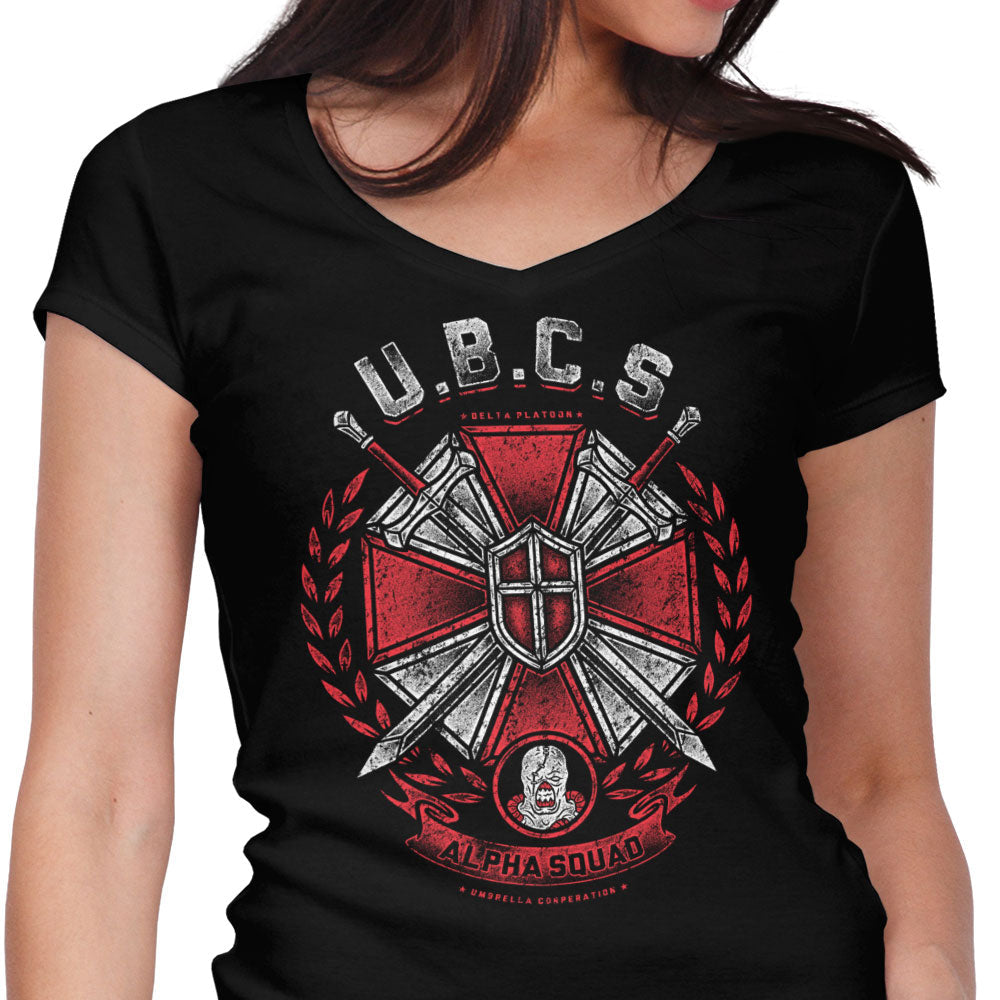 Alpha Squad Women's V-Neck - Adult & Kids T-Shirts, Sweatshirts & Hoodies apparel design preview 1