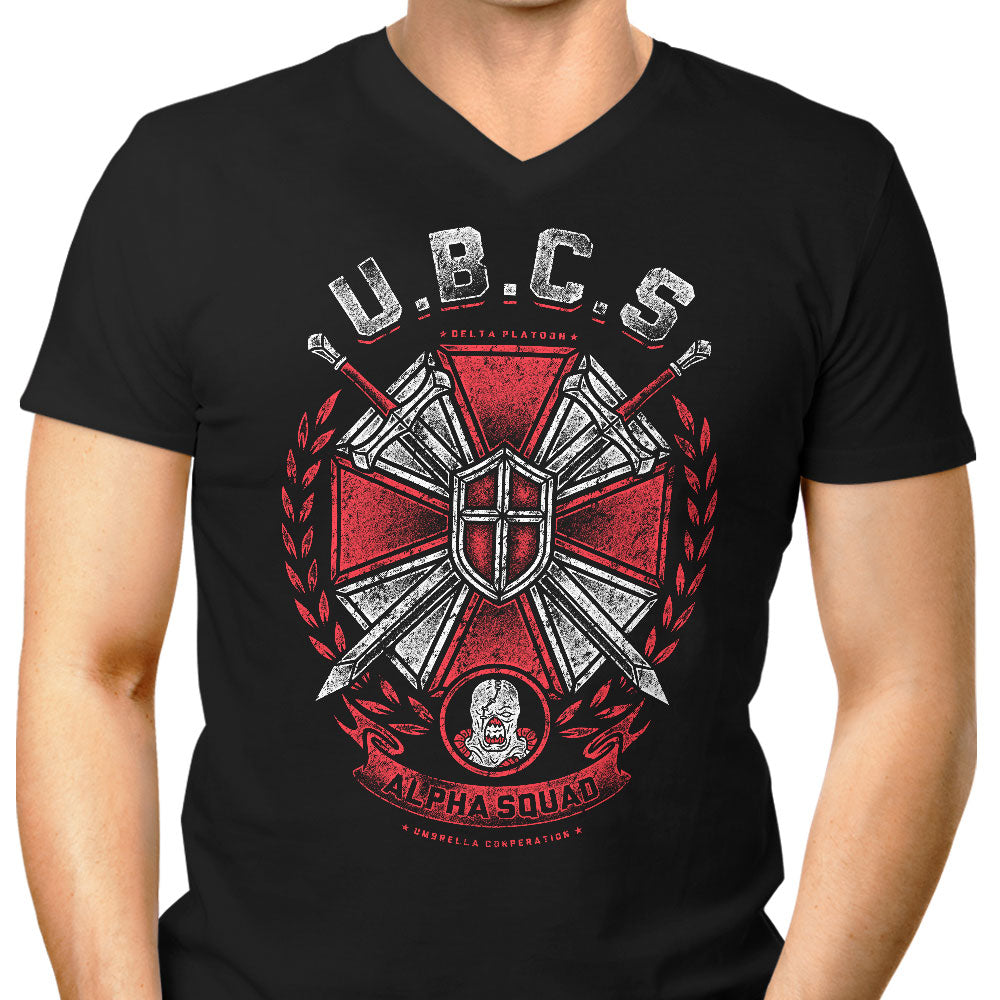Alpha Squad Men's V-Neck - Adult & Kids T-Shirts, Sweatshirts & Hoodies apparel design preview 1