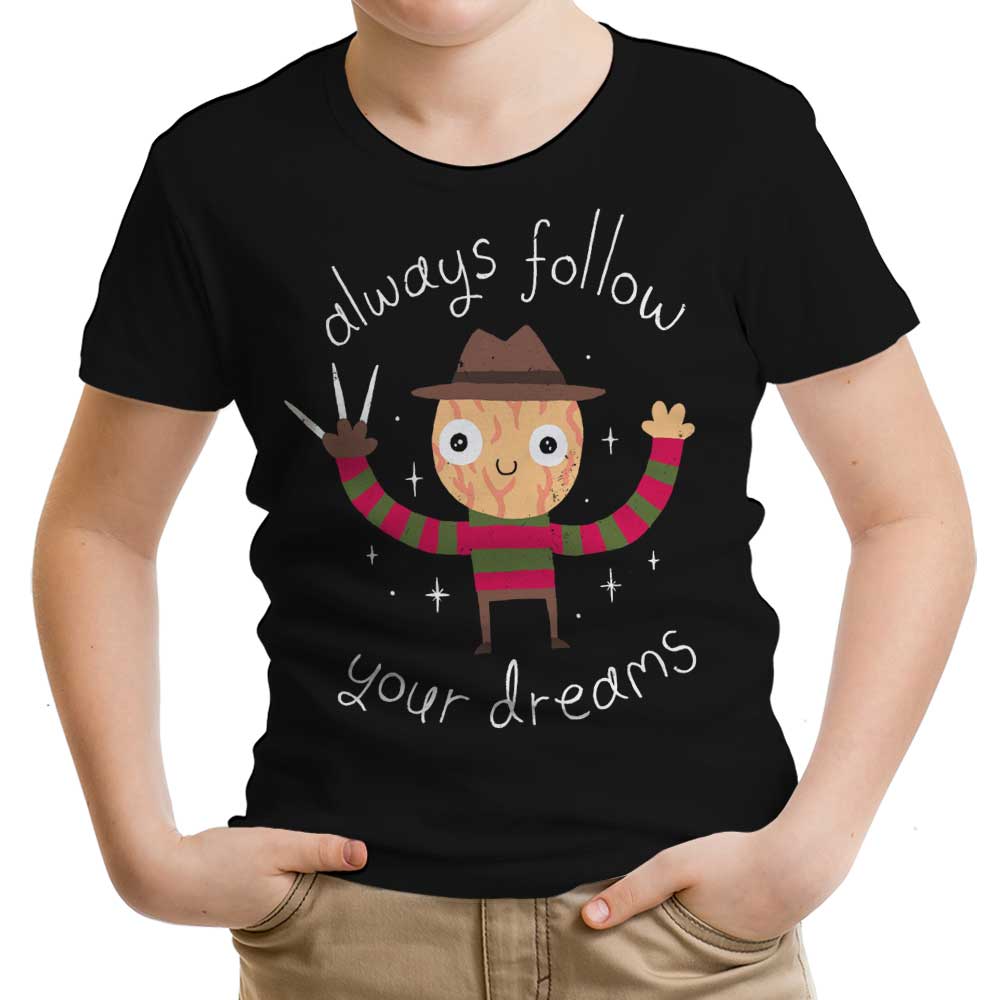 Always Follow Your Dreams Youth Apparel - Adult & Kids T-Shirts, Sweatshirts & Hoodies apparel design preview 1